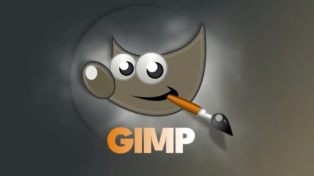 Logo officiel de GIMP, éditeur d'images open source.